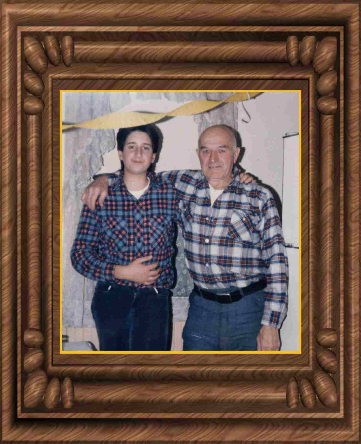 Kevin with his Grandfather
