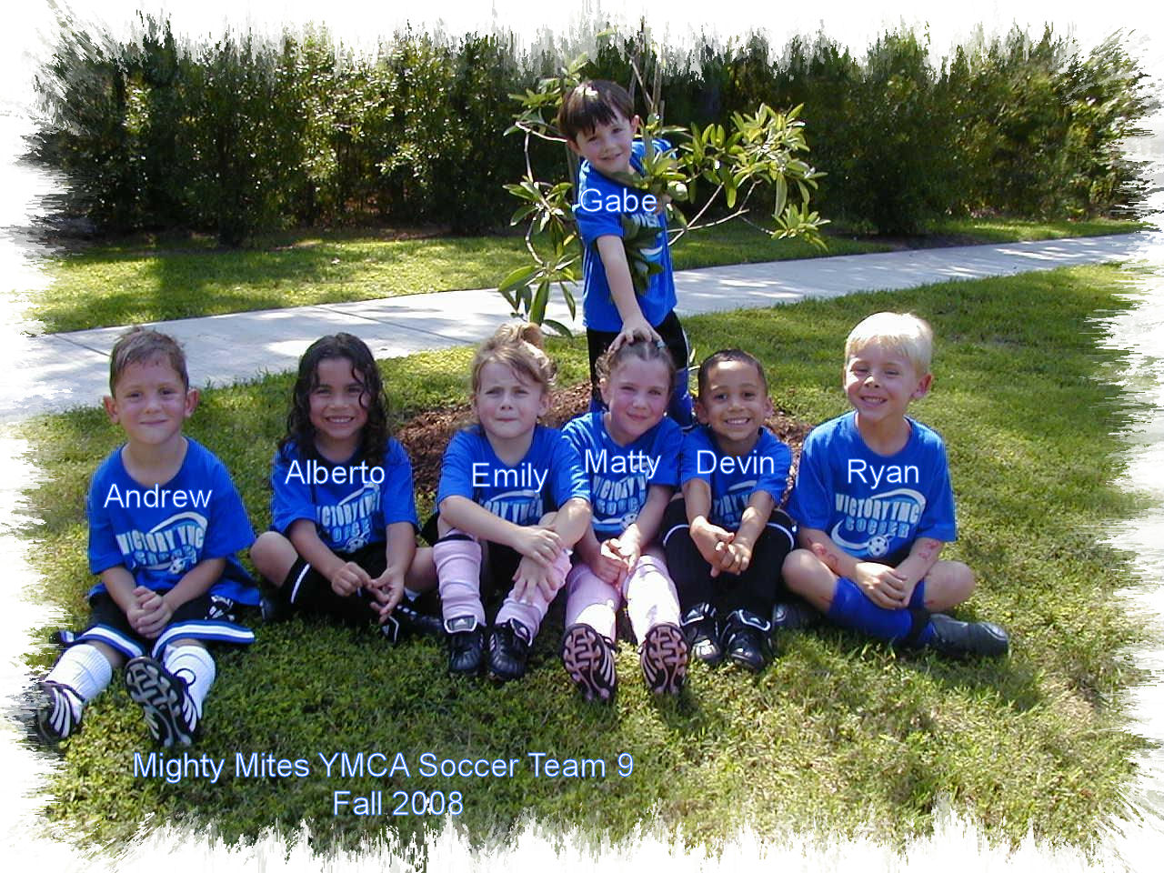 Mighty Mites YMCA Soccer Team 9